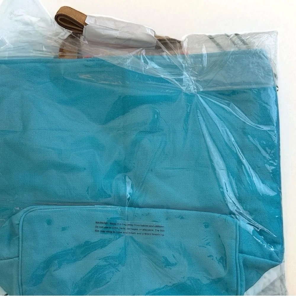 Beach Tote Bag “It’s a Good Day to Drink by the Pool” Canvas NWT